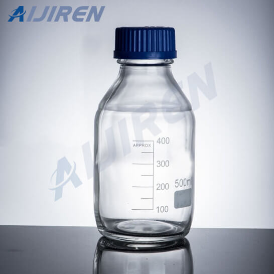 Bottle Reagent graduated, borosilicate glass, with screw cap (GL 45 